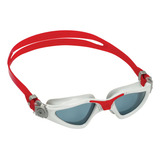 Óculos Natação Aqua Sphere Kayenne Transparente Lente Fume Cor Vermelho/branco - Lente Fume
