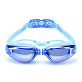 Oculos Natação Mergulho Piscina Sport Adulto Profissional Cor Azul/espelhado