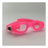 Óculos Natação Moby Kids Lente Transparente Aqua Sphere Cor Rosa/branco