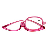 Óculos Para Maquiagem Com Grau +3.50 Rosa