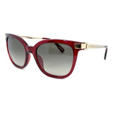Oculos Sol Victor Hugo Sh1796s 0954 53 Vermelholente Degrade Cor Vermelho Armação Vermelho Lente Cinza