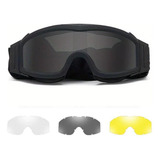 Oculos Tatico Militar Airsoft Paintboll Motocross 3 Lentes