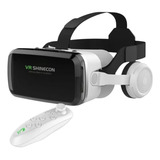 Óculos Vr Shinecon Com Fone E Controle Realidade Virtual 3d