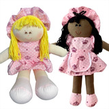 Oferta Kit 2 Bonecas De Pano 30cm Artesanal - Vários Modelos