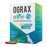 Ograx Artro 30 Cápsulas Suplemento Colágeno Para Cães Avert