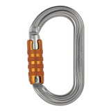 Ok Mosquetão Oval Alumínio Tripla Trava Automática Petzl