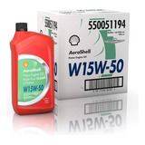 Óleo Aeroshell Piston W15w-50 946ml, Cx Com 6 Unidades