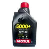 Óleo De Motor Motul 5000+ 10w-30 1 L Semi-sintético Para Motos E Quadriciclos De 1 Unidade