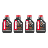 Óleo De Motor Motul Sintético 10w-50 Para Moto/quadriciclo De 4 Unidades X 1l / 4l