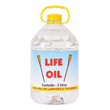 Óleo Mineral P/ Tocheiro Lamparinas Jardim Life Oil 5 Litros