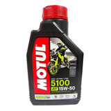Óleo Para Motor De Moto Motul 5100 15w-50 4 Tempos 1 Litro