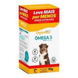 Omega 3 Dog 1000mg C/90 Cápsulas 90g - Organnact