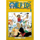 One Piece 3 Em 1 Vol. 1 Eiichiro Oda Editora Panini Capa Mole Português 2022