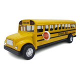 Ônibus Escolar Metálico Da Coleção Esc 1:43 Amarelo