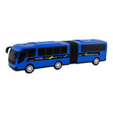 Ônibus Metropolitano Articulado Miniatura Brinquedo Infantil