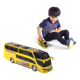 Ônibus Miniatura Dois Andares Mini Buzão - Bs Toys