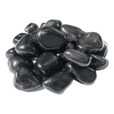 Onix Preto Pedra Rolada 250g Semi Preciosas Magia Da Pedra