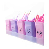  Organizador Infantil Lápis Caneta Porta Objetos Doçura 