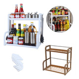 Organizador Multiuso De Condimentos Suporte Prateleira Rack