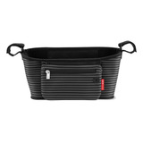 Organizador Para Carrinho Bebê Listrado Preto/cinza Skip Hop