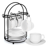 Organizador Suporte Para 6xicaras Pires Café Cozinha Premium