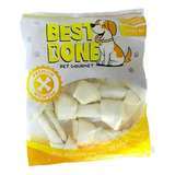 Osso Nó 1kg Tam 6/7 Polegadas Ossinho Petisco Natural Cor Branco