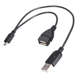 Otg Host 1 A 2 Y Divisor Cabo Micro Usb