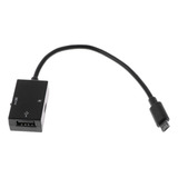 Otg Host Splitter Micro Usb Para Fêmea & Micro Usb Fêmea
