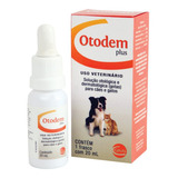 Otodem Plus 20ml Solução Otológica E Dermatológica Ceva Cães
