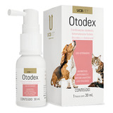 Otodex 30ml Solução Otológica Tratamento Otite Ucb Vet Cães