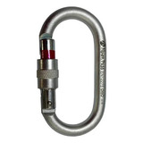 Otto Mosquetão De Oval De Aço 30kn Keylock