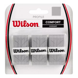 Overgrip Wilson Profile Comfort - 3 Unidades Cor Cinza