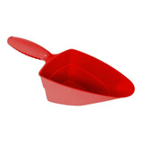 Pá Dosadora De Ração Four Plastic Cor Vermelha