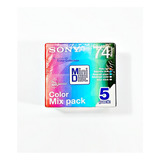 Pack 05 Mini Disc Sony 74 Min Recordable - Color Collection