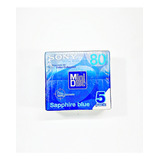 Pack 05 Mini Disc Sony Sapphire Blue 80 Minutos