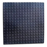 Pack 8 Piso Moeda 50x50cm Preto Emborrachado Celpan Borracha