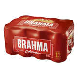 Pack Cerveja Brahma Chopp Lata 350ml Caixa Com 12 Unidades