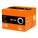 Pack Com 40 Capsulas Café Expresso Para Cafeteira Delta Q