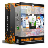 Pack Crachás Artes Vetorizadas Cdr Qualidade Premium