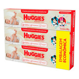Pack Creme Preventivo De Assaduras Huggies Supreme Care Caixa 3 Unidades 80g Cada Embalagem Econômica