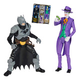 Pack Figuras De Ação Dc Comics Batman E Coringa + Acessórios