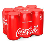 Pack Refrigerante Coca-cola Lata 6 Unidades 310ml Cada 310 Gv