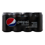 Pack Refrigerante Cola Zero Açúcar Pepsi Black Lata 12 Unidades 350ml Cada