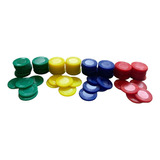 Pacote 100 Fichas Colorida Plástico 22mm Jogos Rpg Tabuleiro