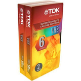 Pacote Com 2 Fitas Vhs Tdk (st120xps2)