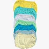 Pacote Com 6 Shorts Com Punho Para Bebês 100% ALG. (p,m E G)