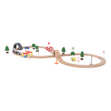 Pacote De Expansão De Conjunto De Trilhos De Trem De Madeira