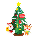 Pacote De Materiais Para Árvores De Natal De Feltro Diy