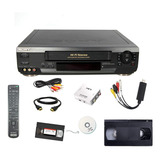 Pacote De Transferência Sony Vcr Vhs Com Controle Remoto, Ad