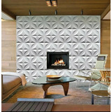 Painel 3d Revestimento Estilo Gesso Teto Parede 50x50cm